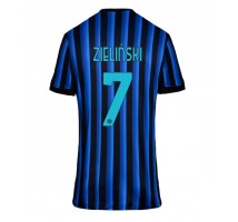 Inter Milan Piotr Zielinski #7 Koszulka Podstawowa damskie 2025-26 Krótki Rękaw